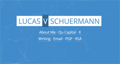 Desktop Screenshot of lucasschuermann.com